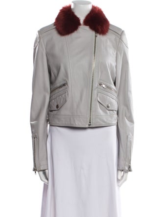 Samantha Sipos Leather Biker Jacket