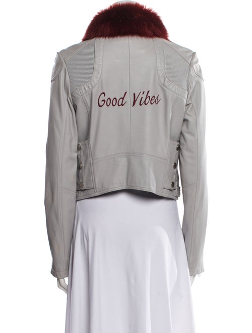 Samantha Sipos Leather Biker Jacket