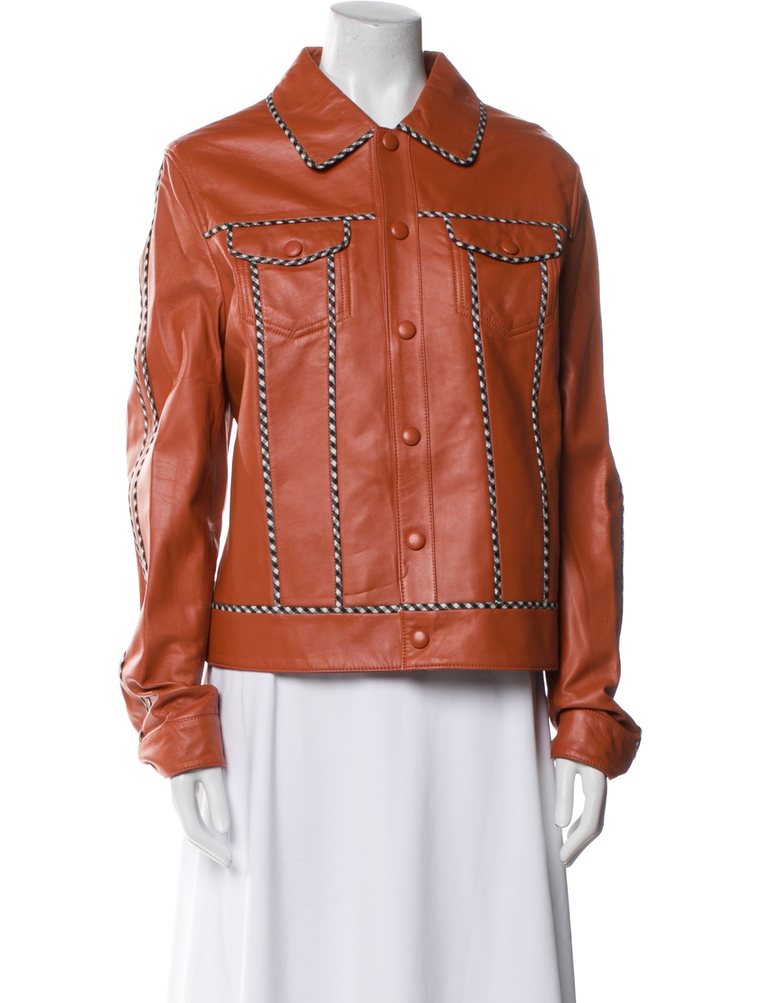 Samantha Sipos Leather Biker Jacket w/ Tags