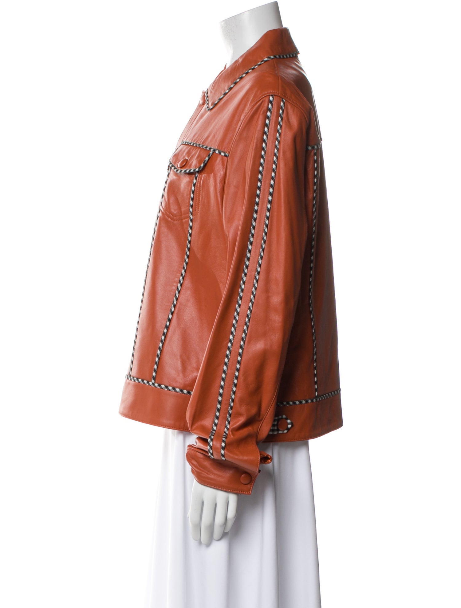 Samantha Sipos Leather Biker Jacket w/ Tags