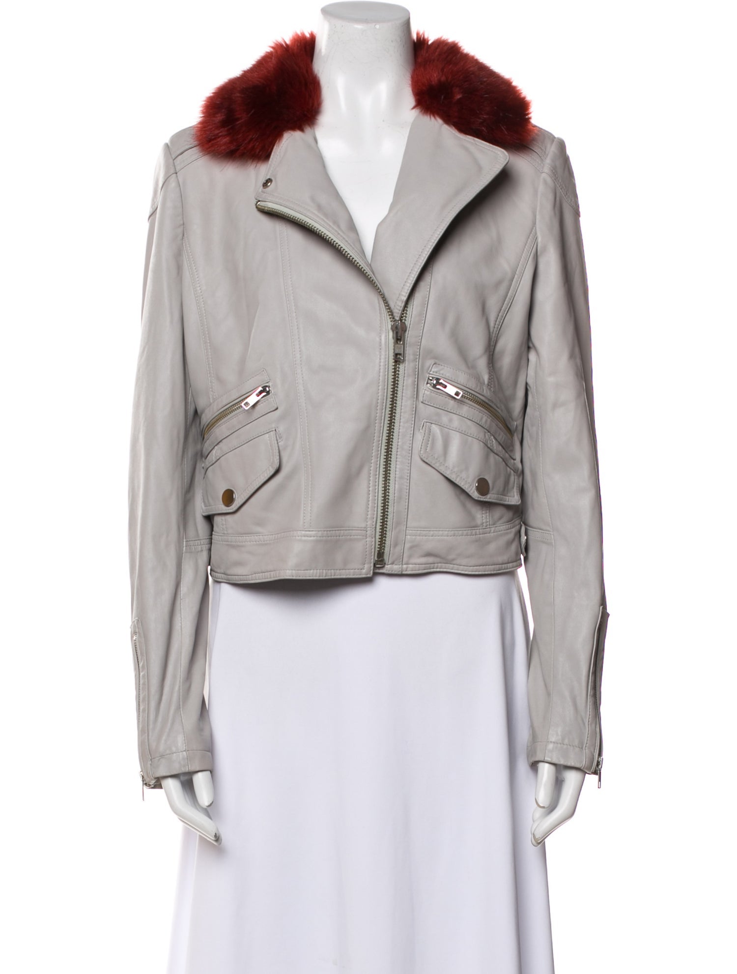 Samantha Sipos Leather Biker Jacket