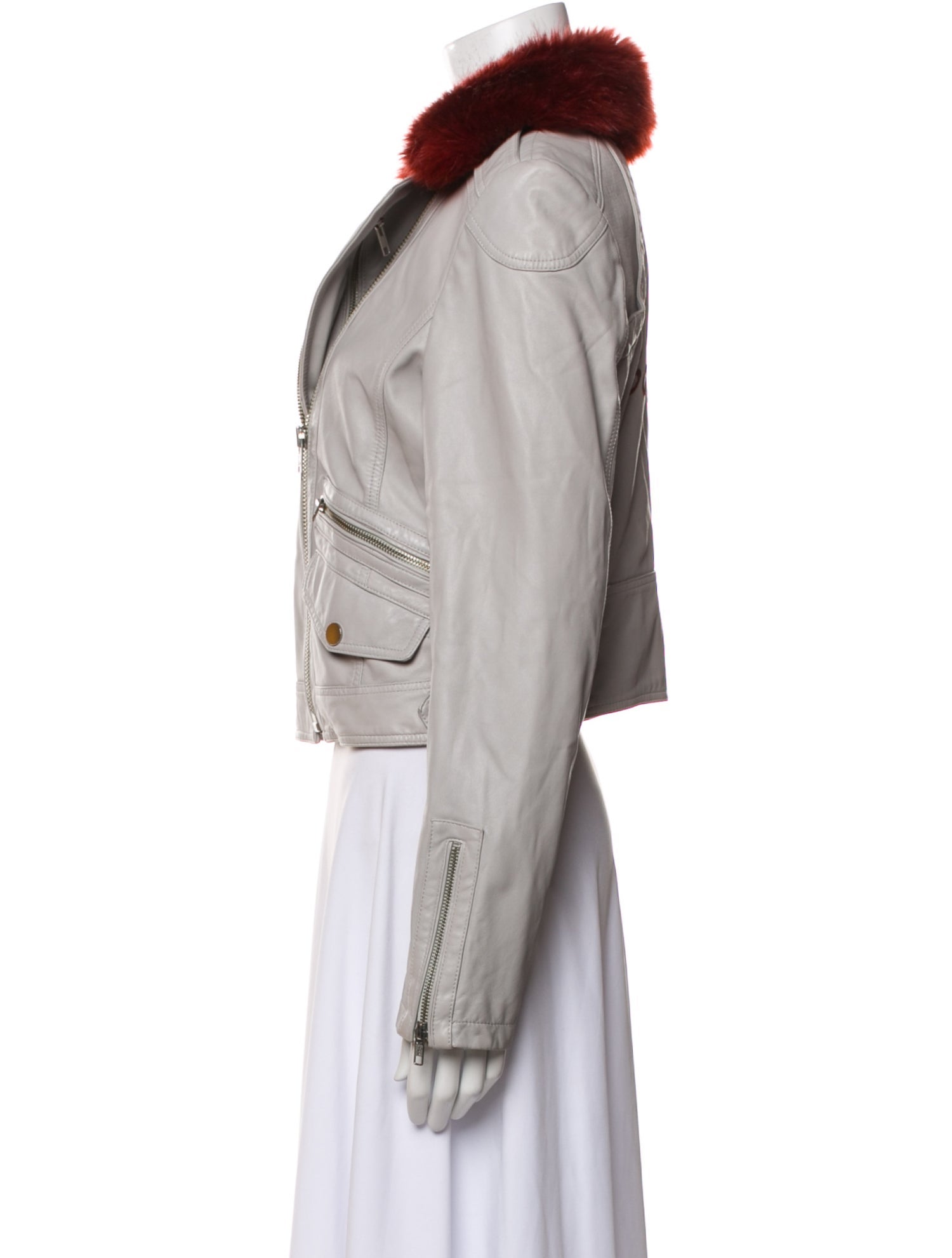 Samantha Sipos Leather Biker Jacket