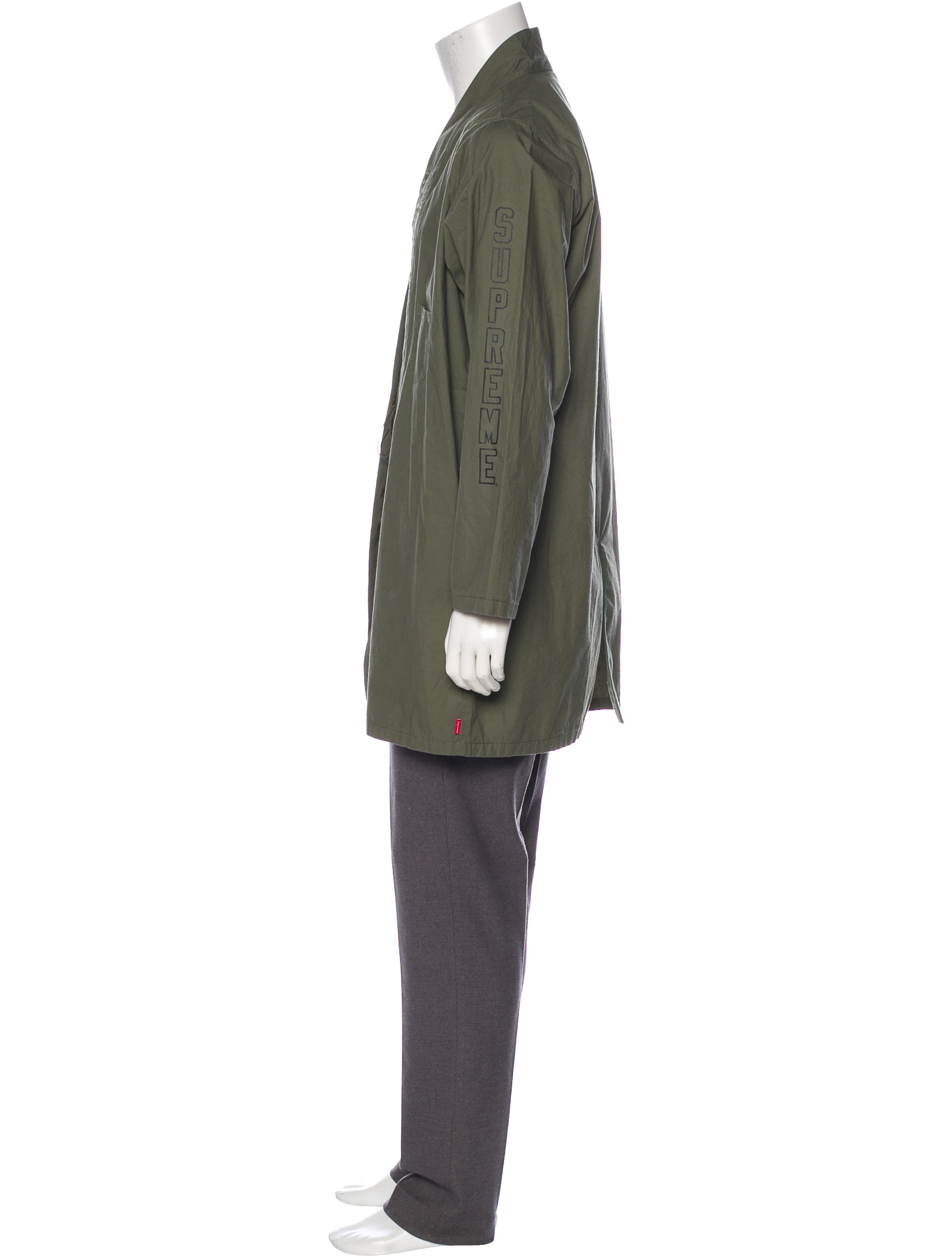 SASQUATCHfabrix x Supreme Hanten Embroidered Jacket - Green