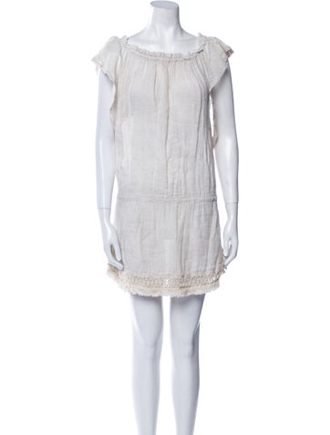 Sunday Saint-Tropez Dresses Linen Mini Dress S