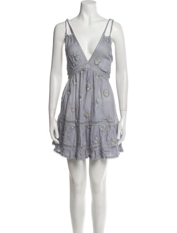 Sunday Saint-Tropez Dresses Linen Mini Dress S