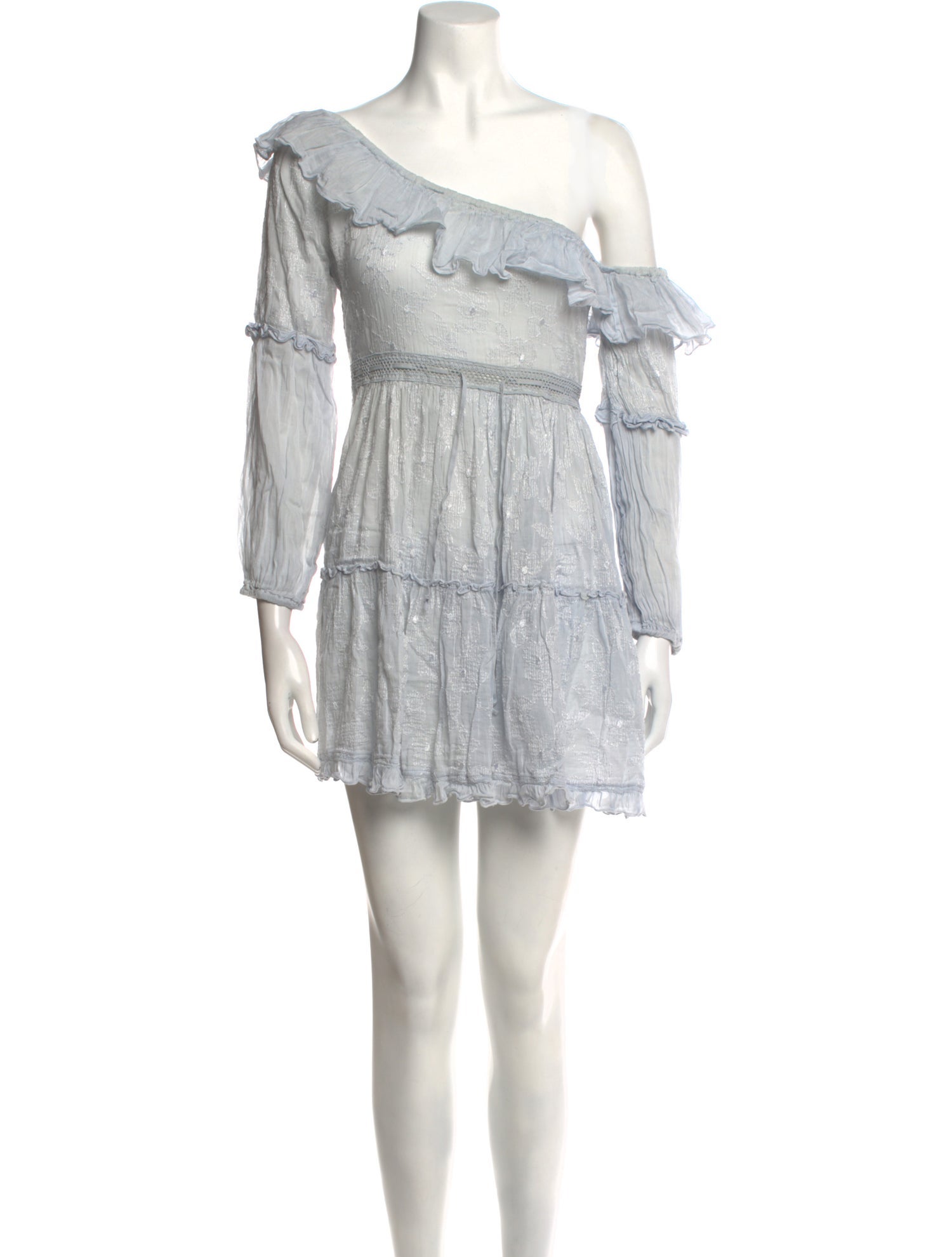Sunday Saint-Tropez One-Shoulder Mini Dress
