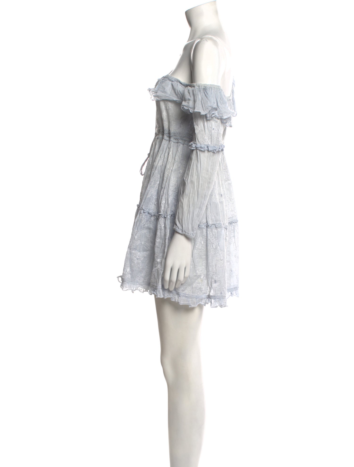 Sunday Saint-Tropez One-Shoulder Mini Dress