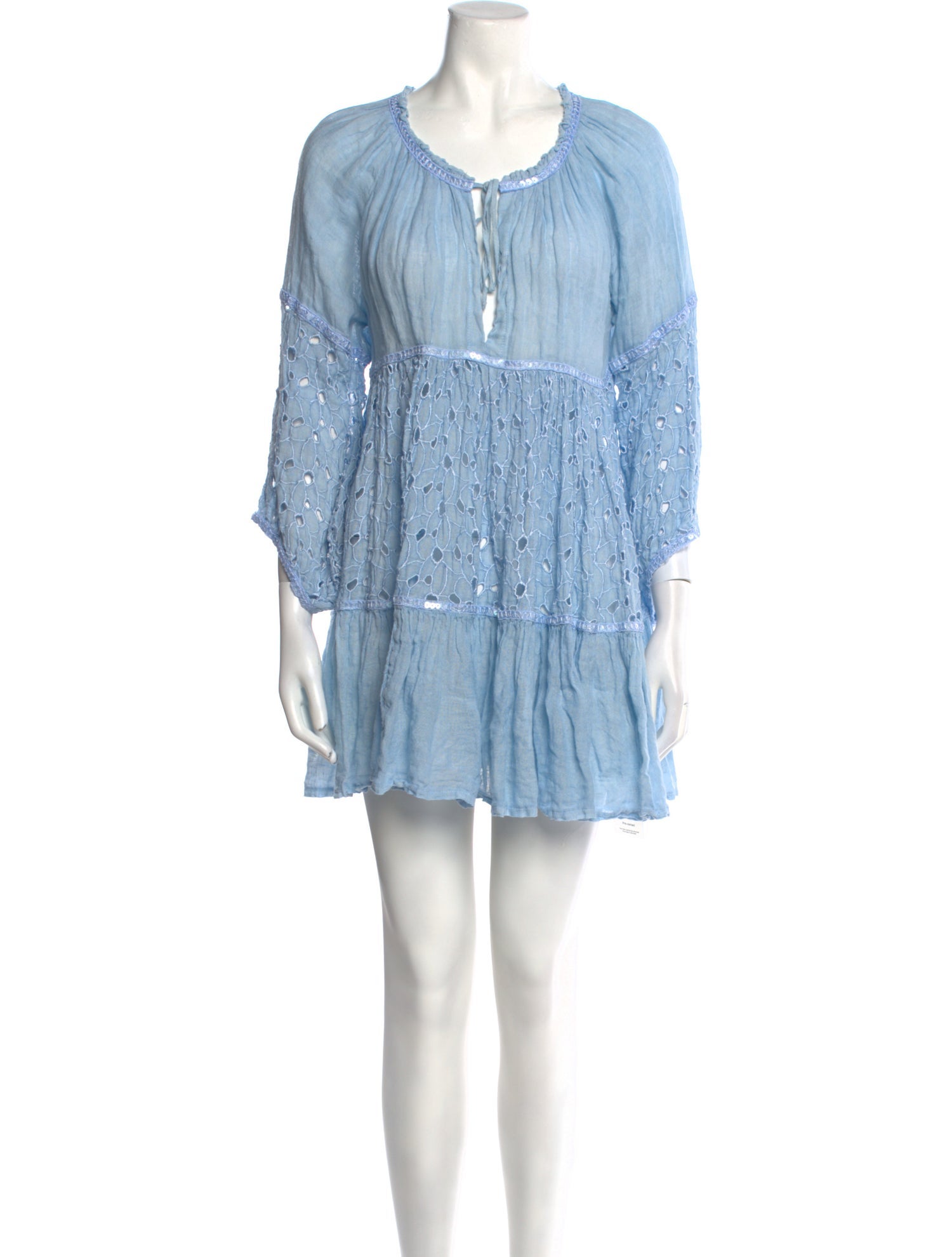 Sunday Saint-Tropez Linen Mini Dress