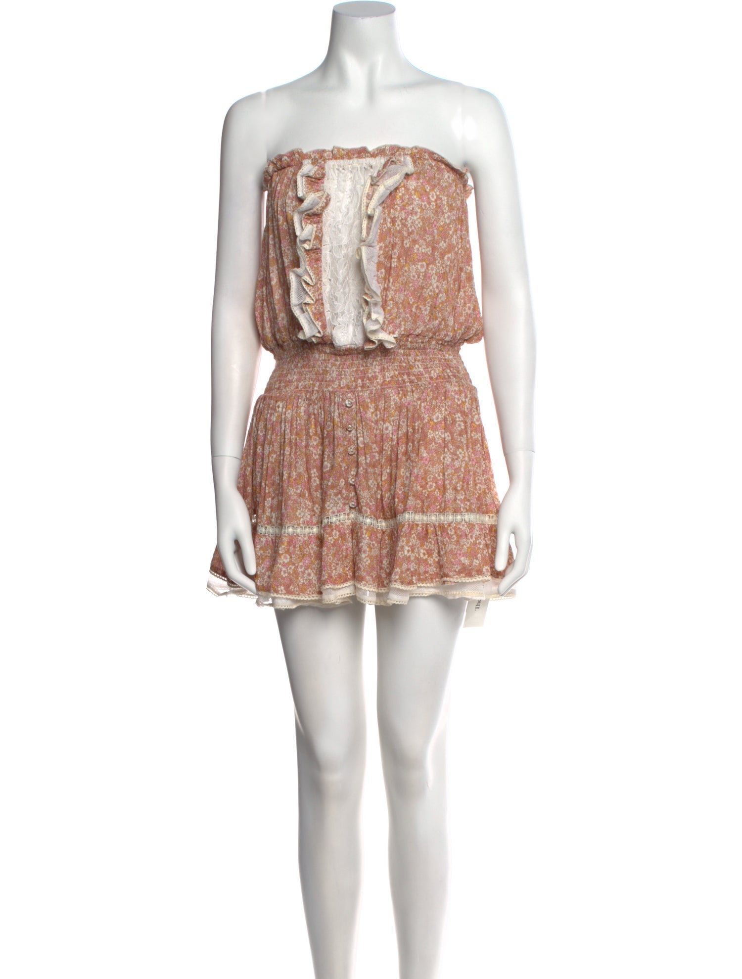 Sunday Saint-Tropez Floral Print Mini Dress