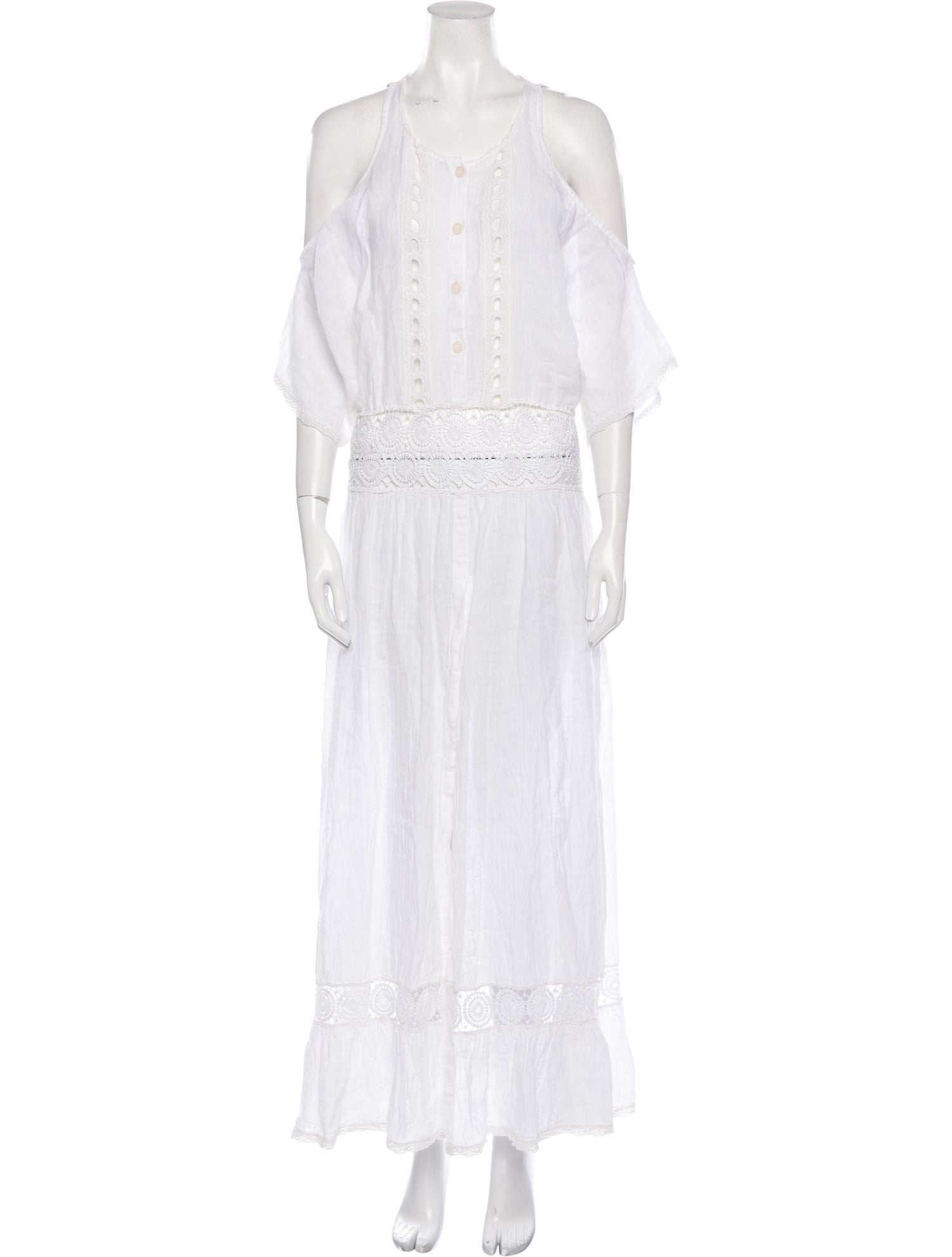 Sunday Saint-Tropez Linen Long Dress w/ Tags