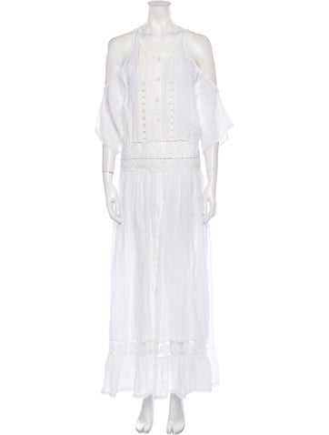 Sunday Saint-Tropez Dresses Linen Long Dress One Size