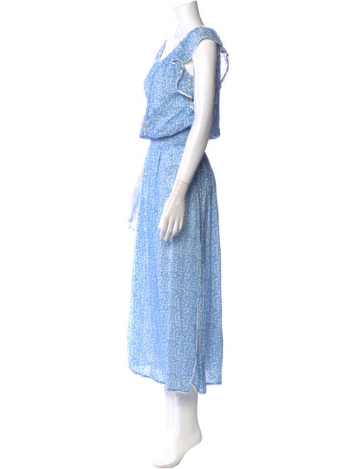 Sunday Saint-Tropez Floral Print Midi Length Dress