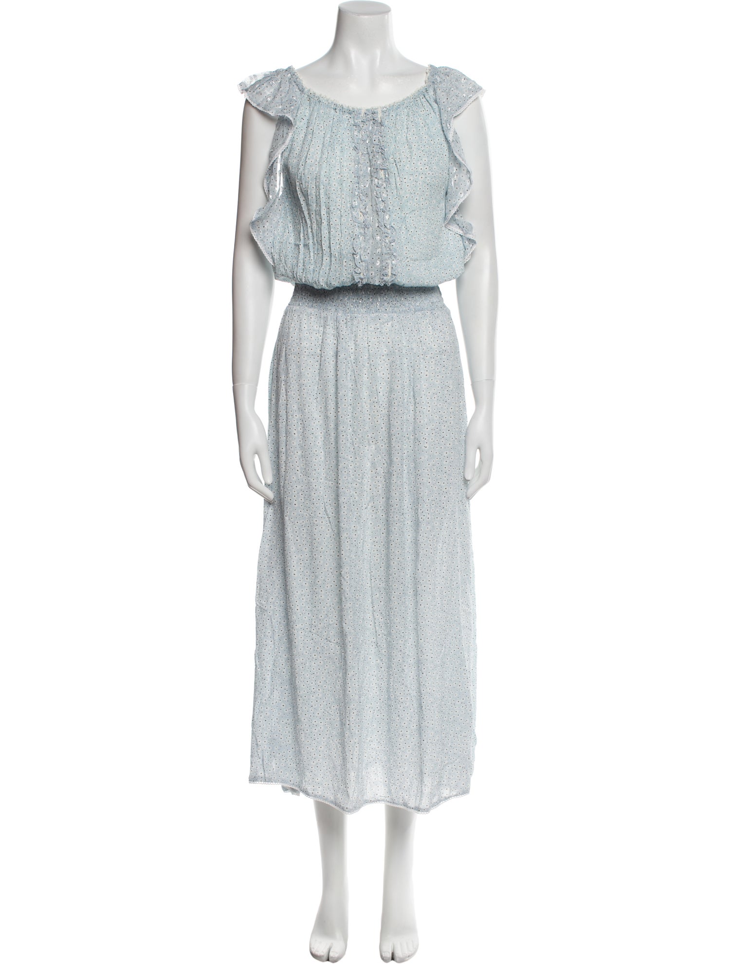 Sunday Saint-Tropez Floral Print Long Dress w/ Tags