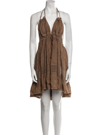 Sunday Saint-Tropez Linen Mini Dress