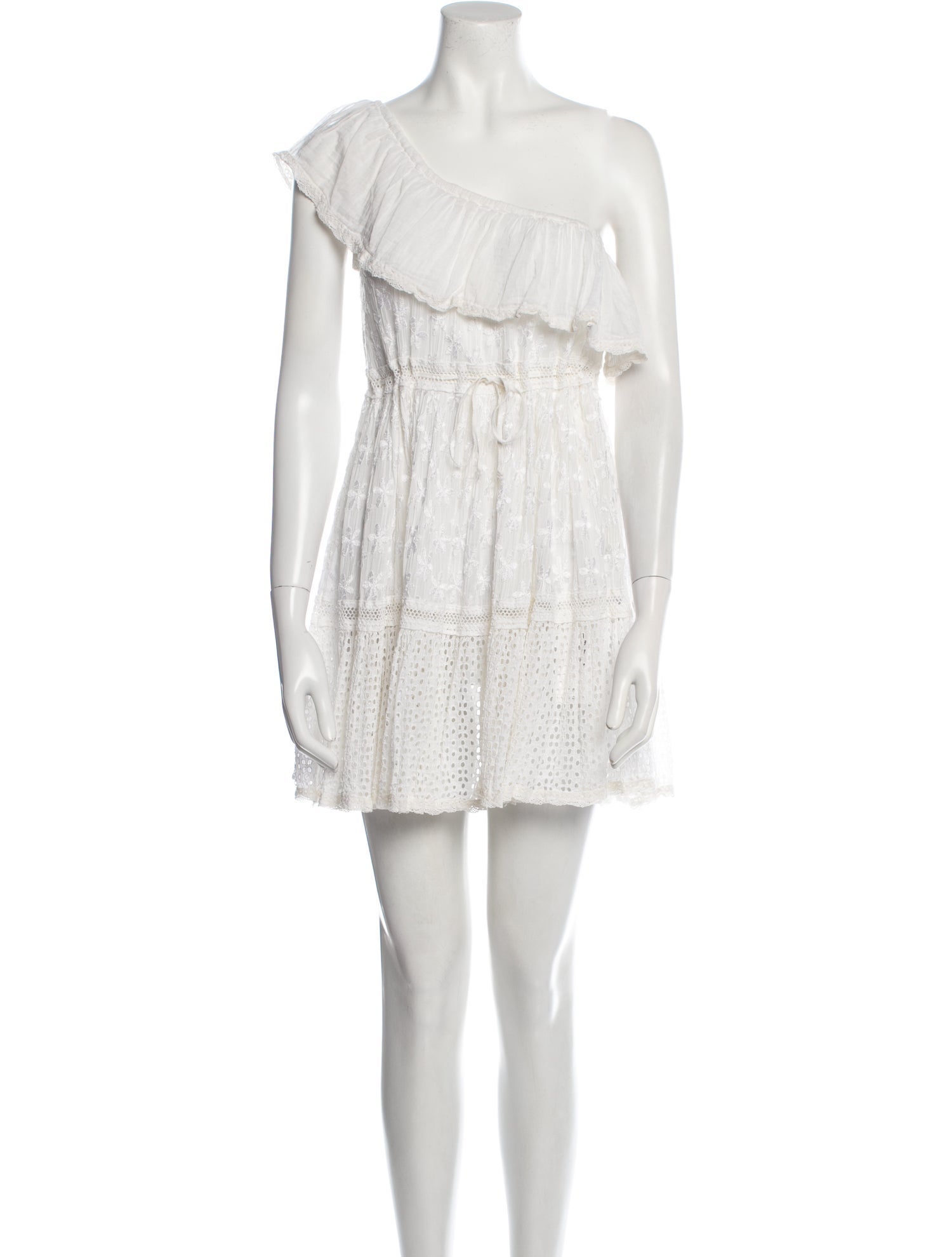 Sunday Saint-Tropez One-Shoulder Mini Dress