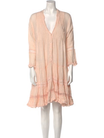 Sunday Saint-Tropez Dresses Linen Knee-Length Dress M