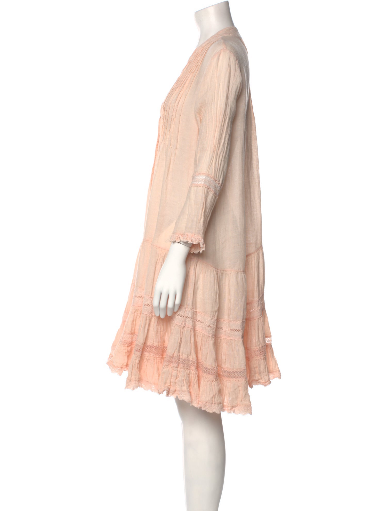 Sunday Saint-Tropez Linen Knee-Length Dress
