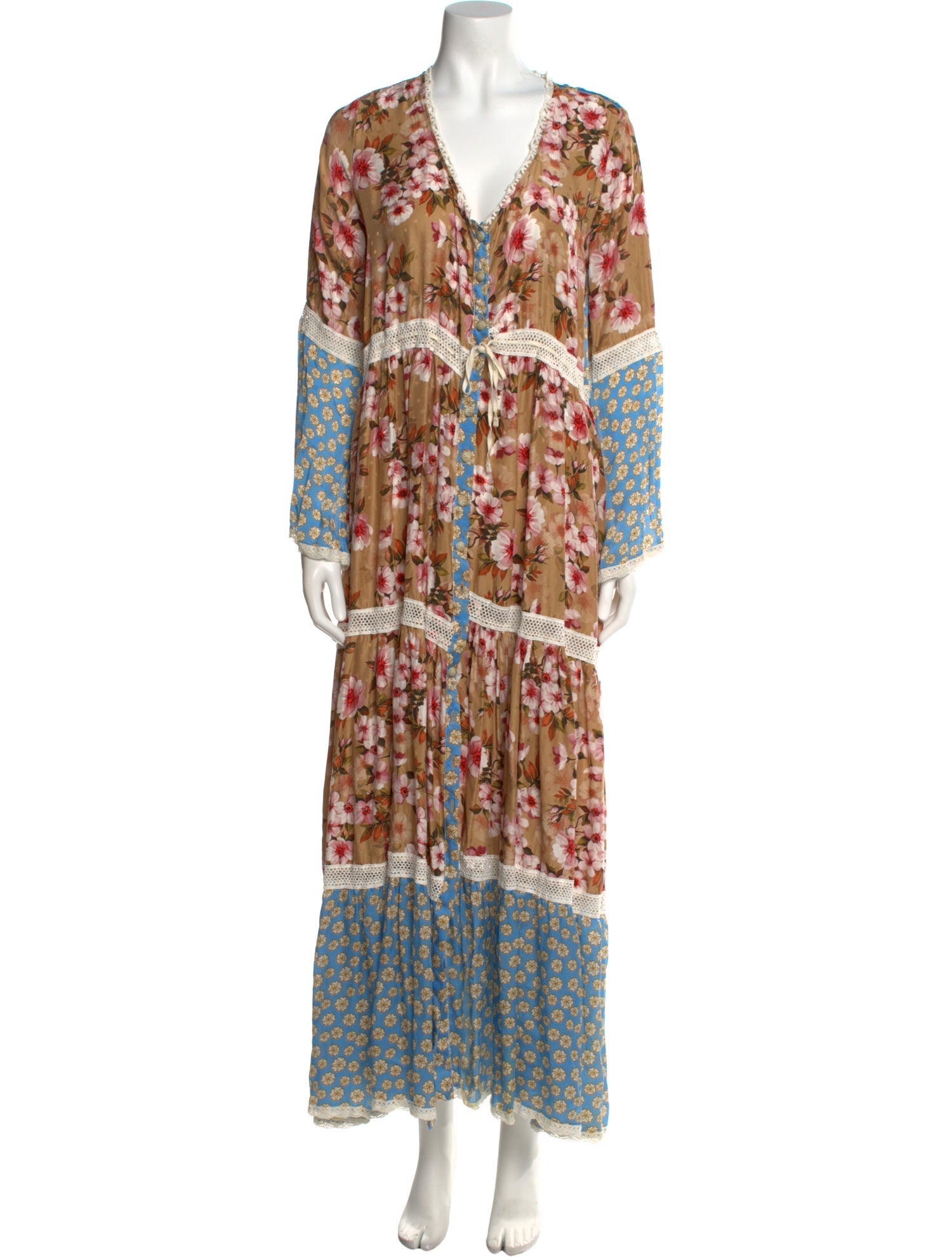 Sunday Saint-Tropez Silk Long Dress