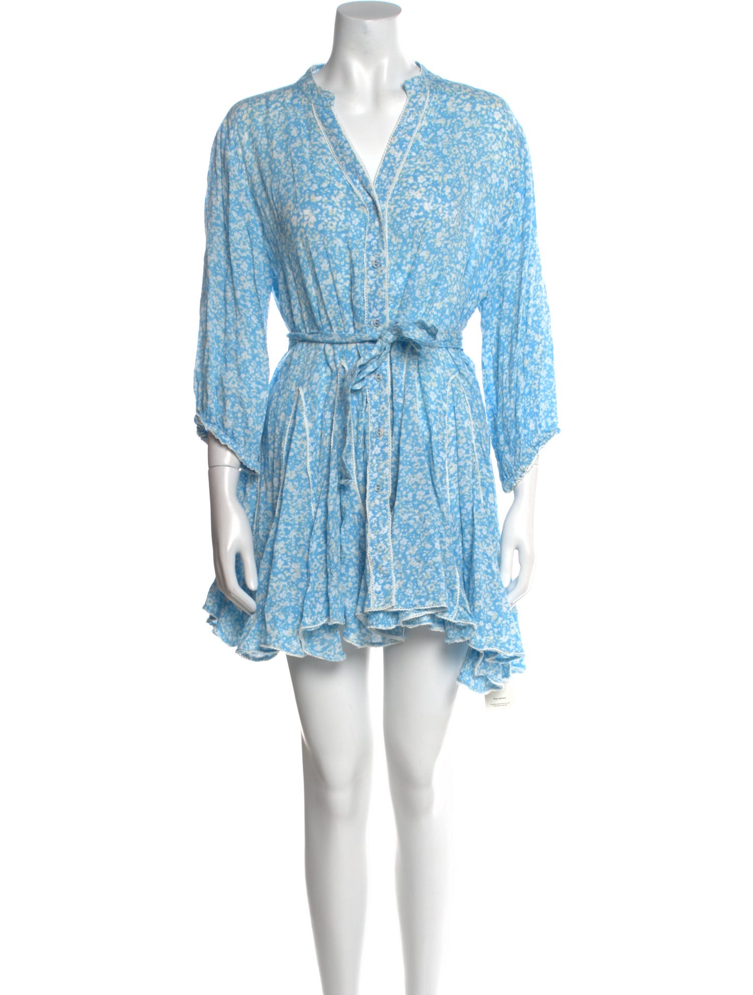 Sunday Saint-Tropez Floral Print Mini Dress