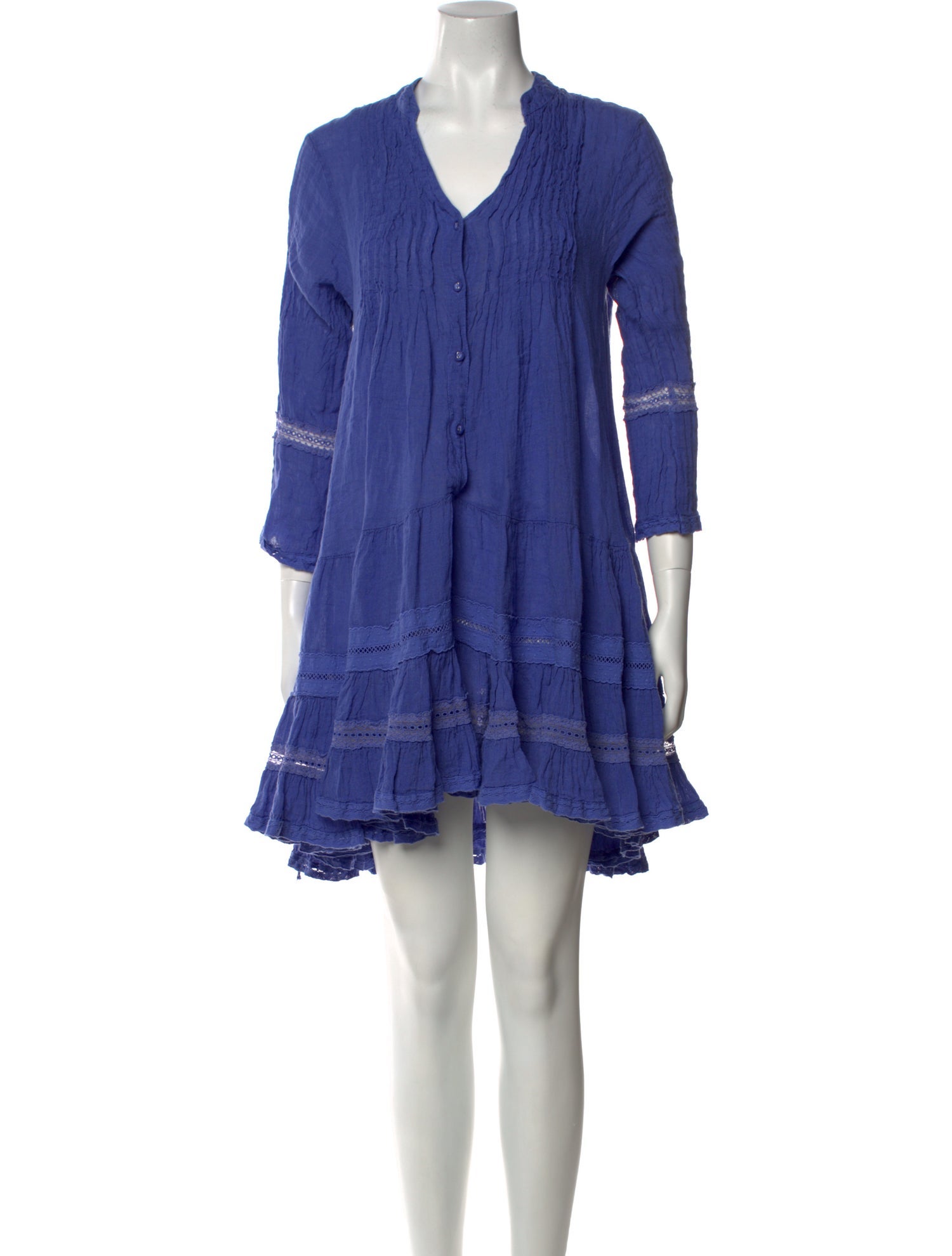 Sunday Saint-Tropez Linen Mini Dress w/ Tags