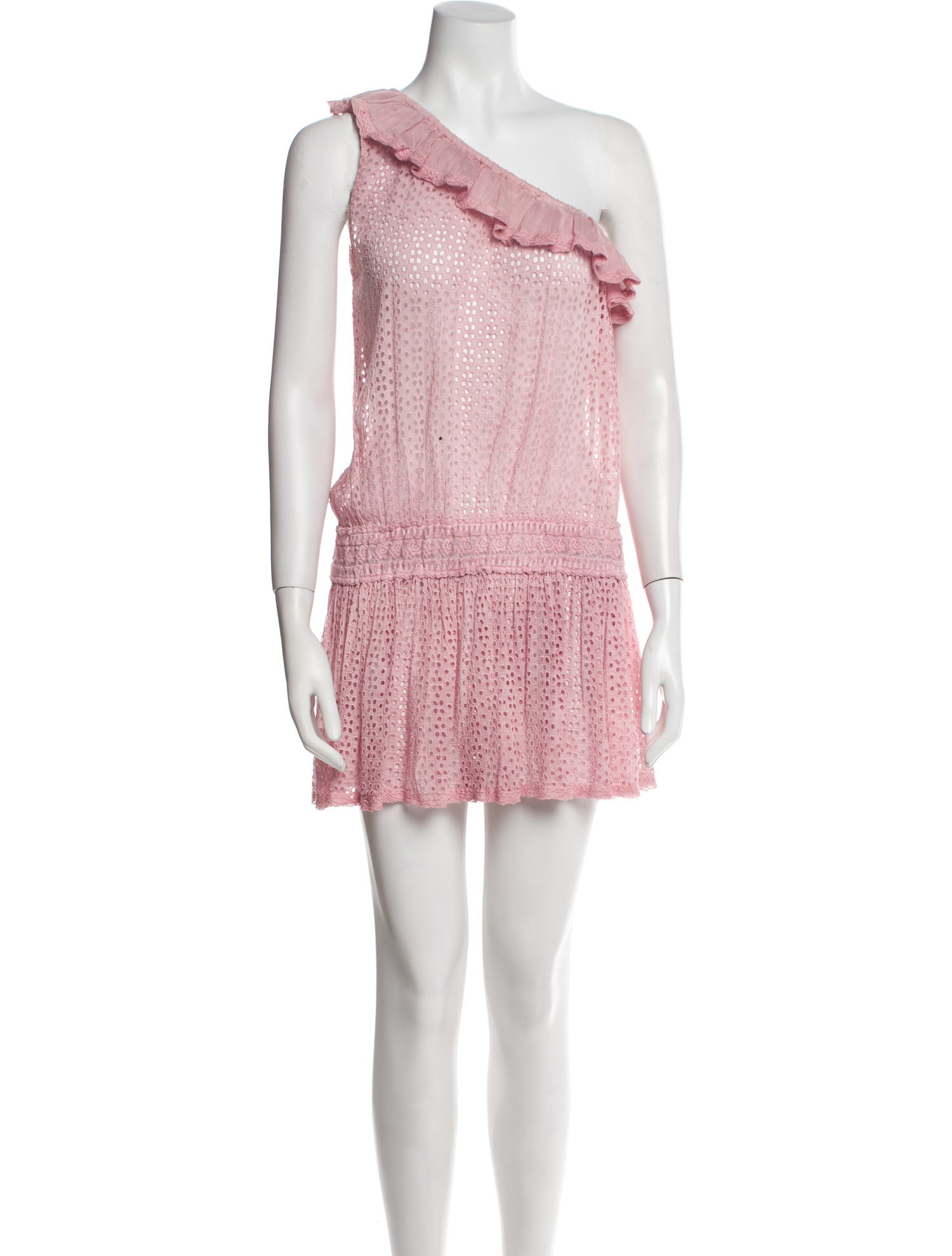 Sunday Saint-Tropez One-Shoulder Mini Dress