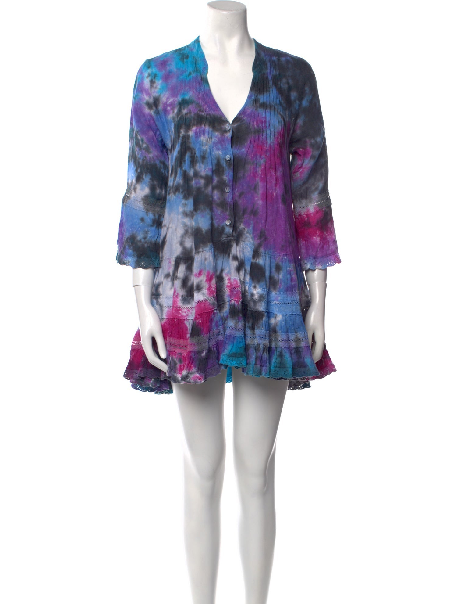 Sunday Saint-Tropez Linen Mini Dress