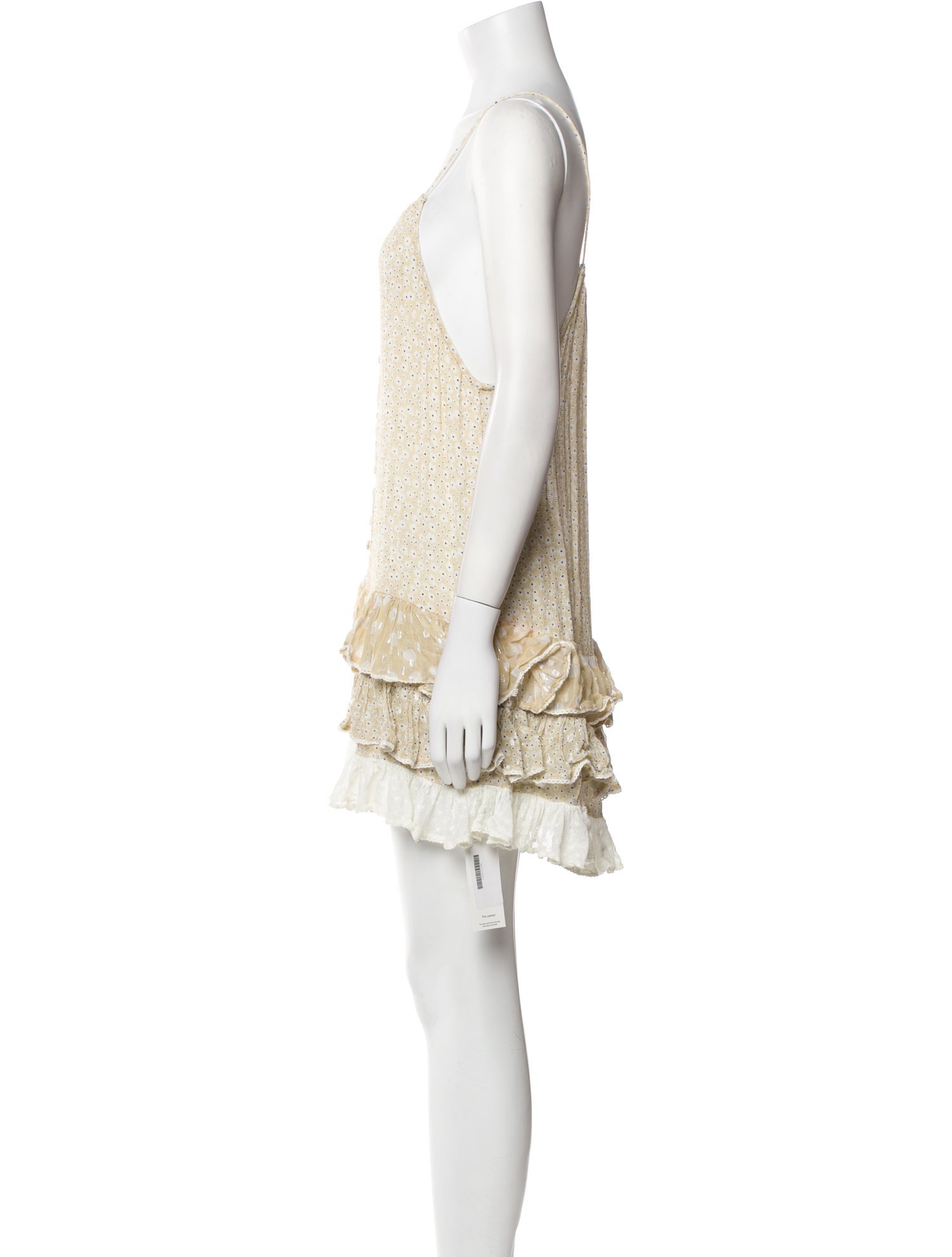 Sunday Saint-Tropez Square Neckline Mini Dress