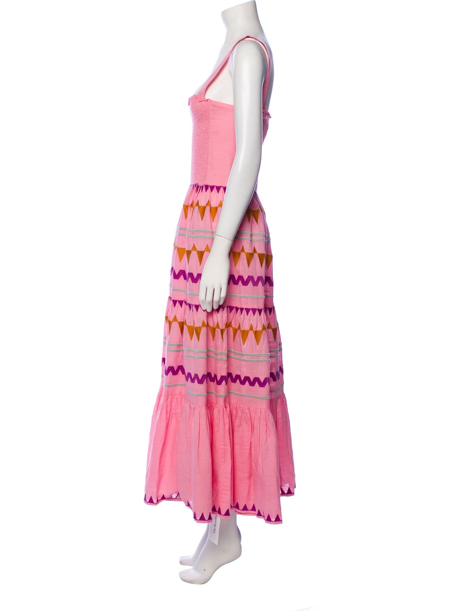 Sunday Saint-Tropez Striped Long Dress w/ Tags