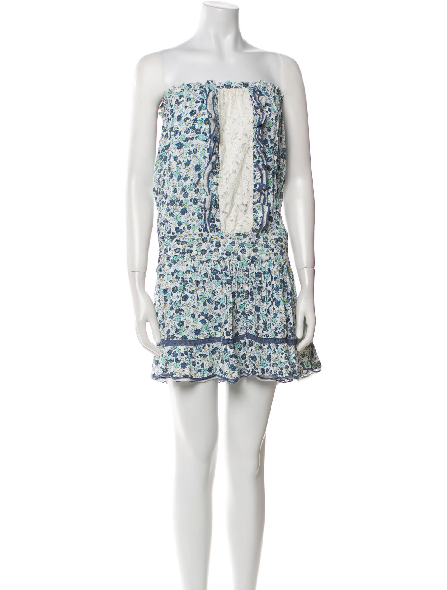Sunday Saint-Tropez Floral Print Mini Dress