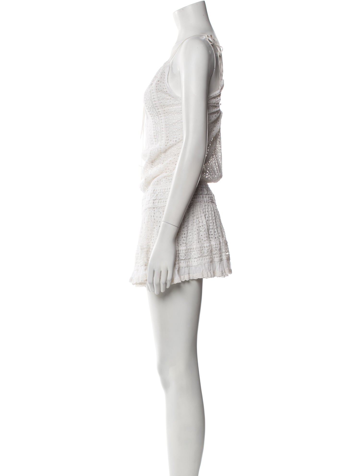 Sunday Saint-Tropez Scoop Neck Mini Dress