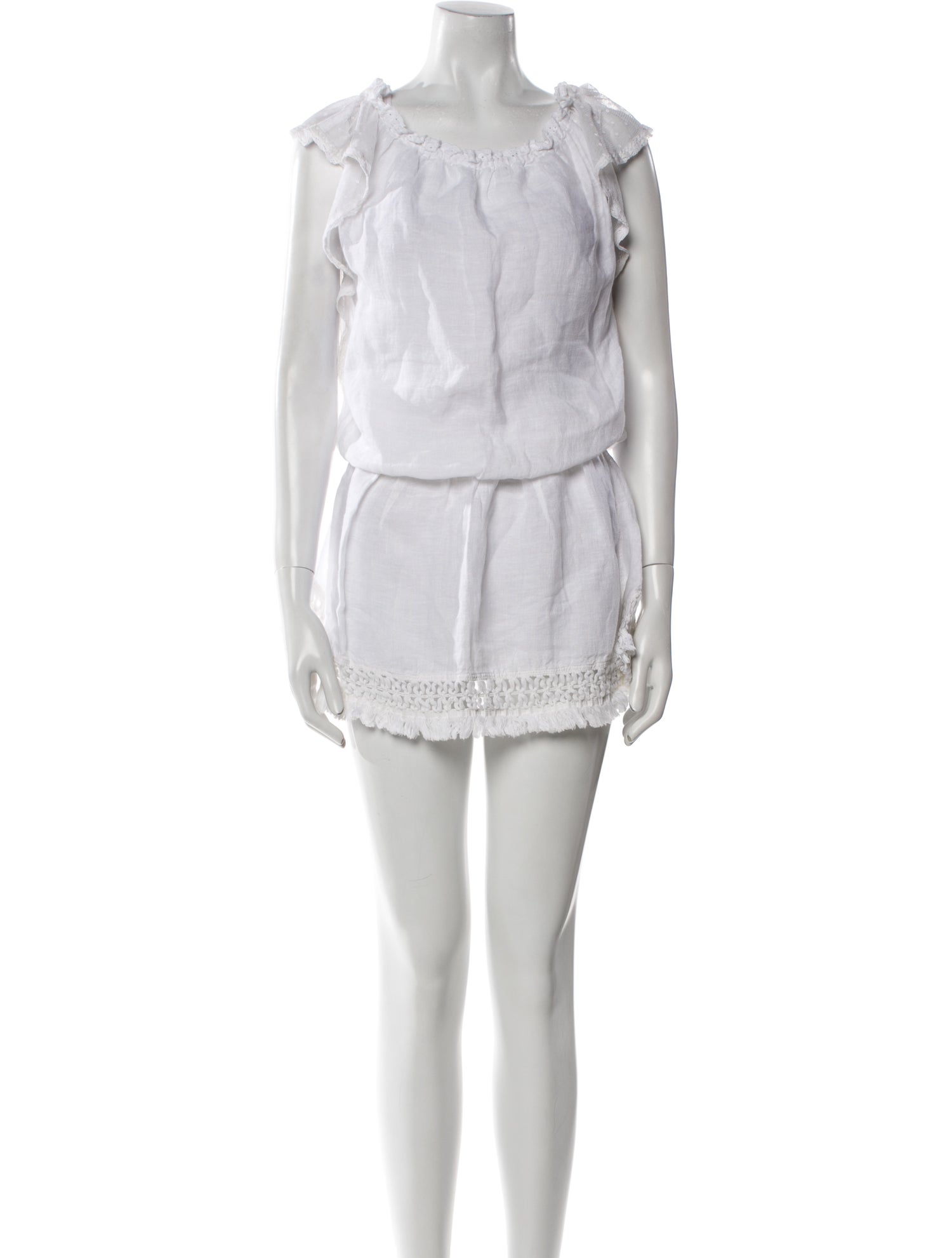 Sunday Saint-Tropez Linen Mini Dress