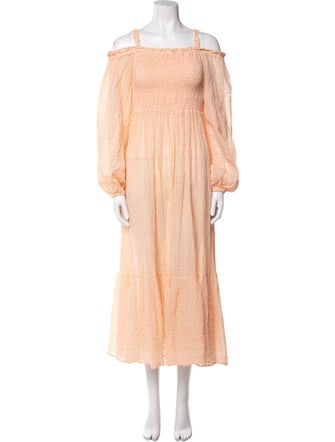 Sunday Saint-Tropez Square Neckline Long Dress