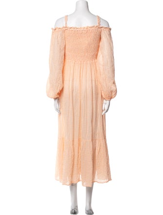 Sunday Saint-Tropez Square Neckline Long Dress