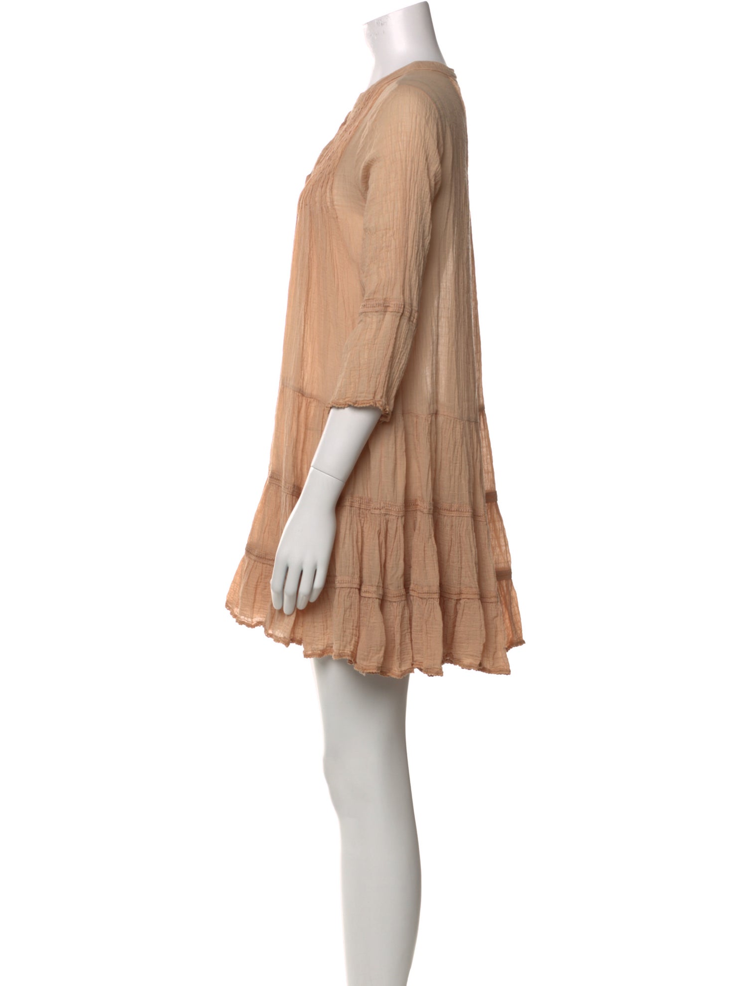 Sunday Saint-Tropez V-Neck Mini Dress