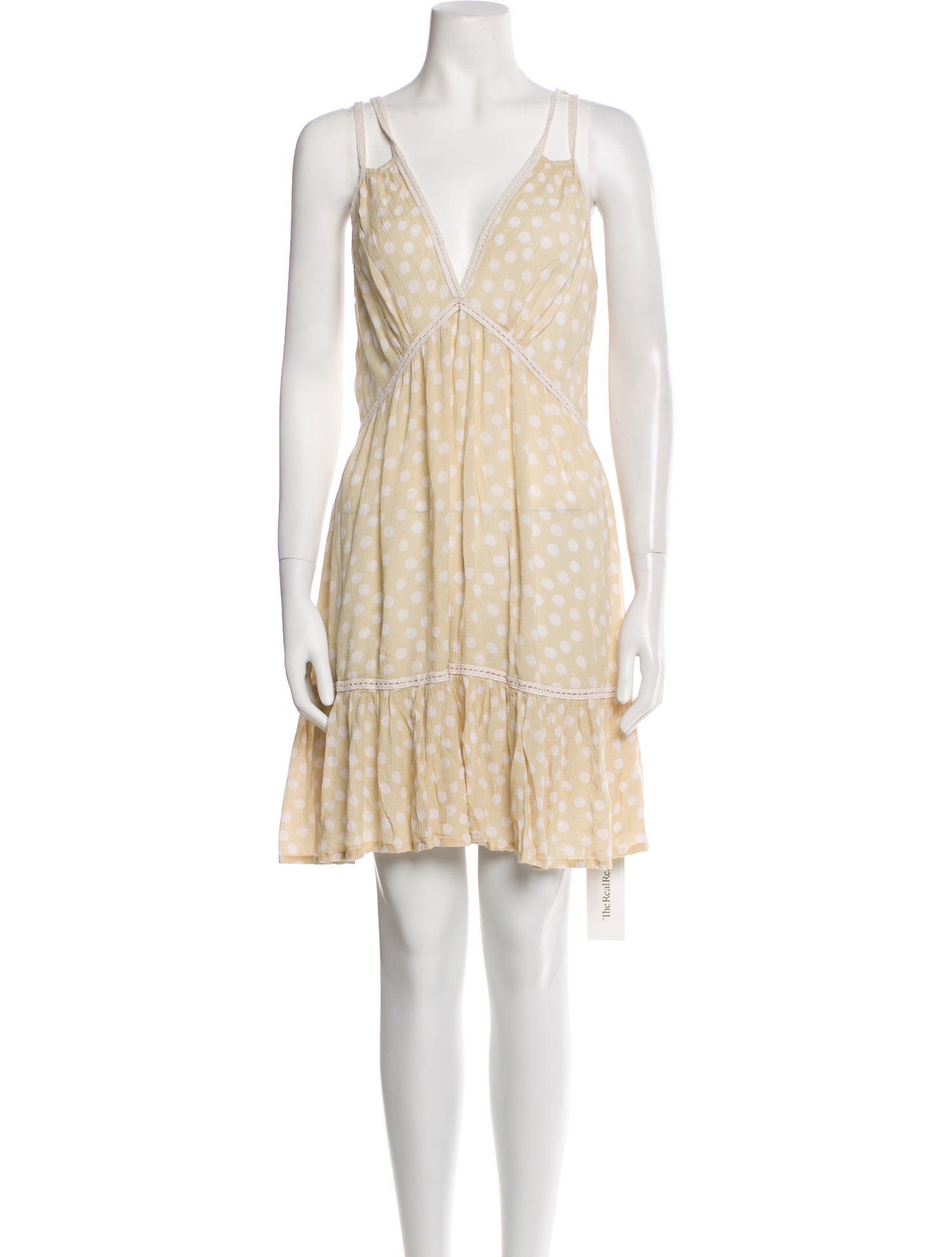 Sunday Saint-Tropez Polka Dot Print Mini Dress