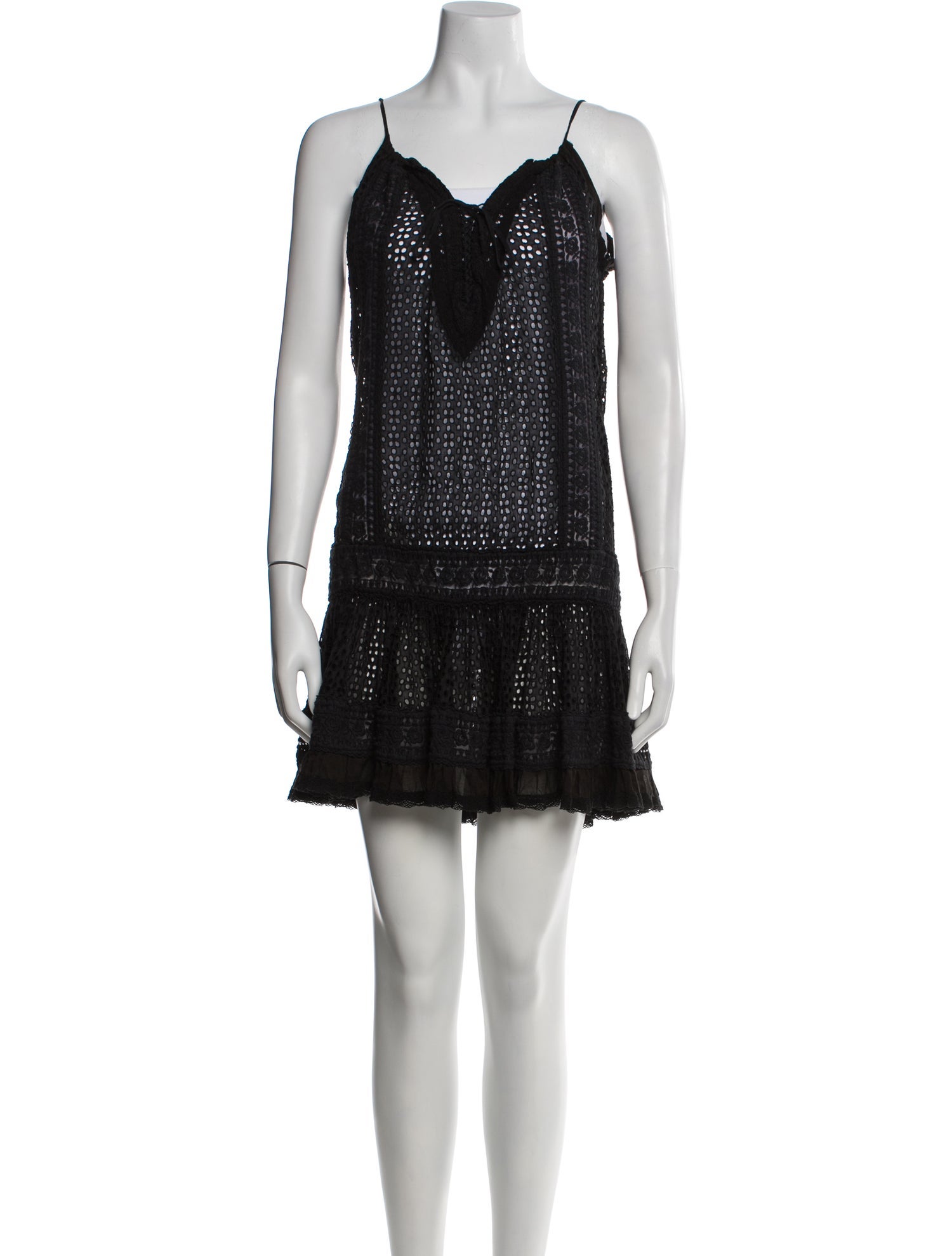 Sunday Saint-Tropez V-Neck Mini Dress