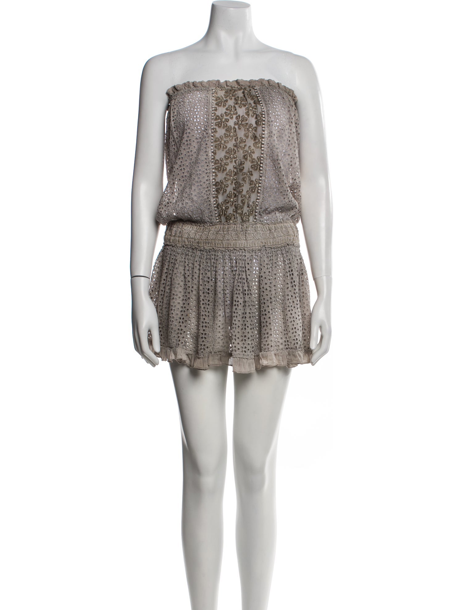 Sunday Saint-Tropez Strapless Mini Dress