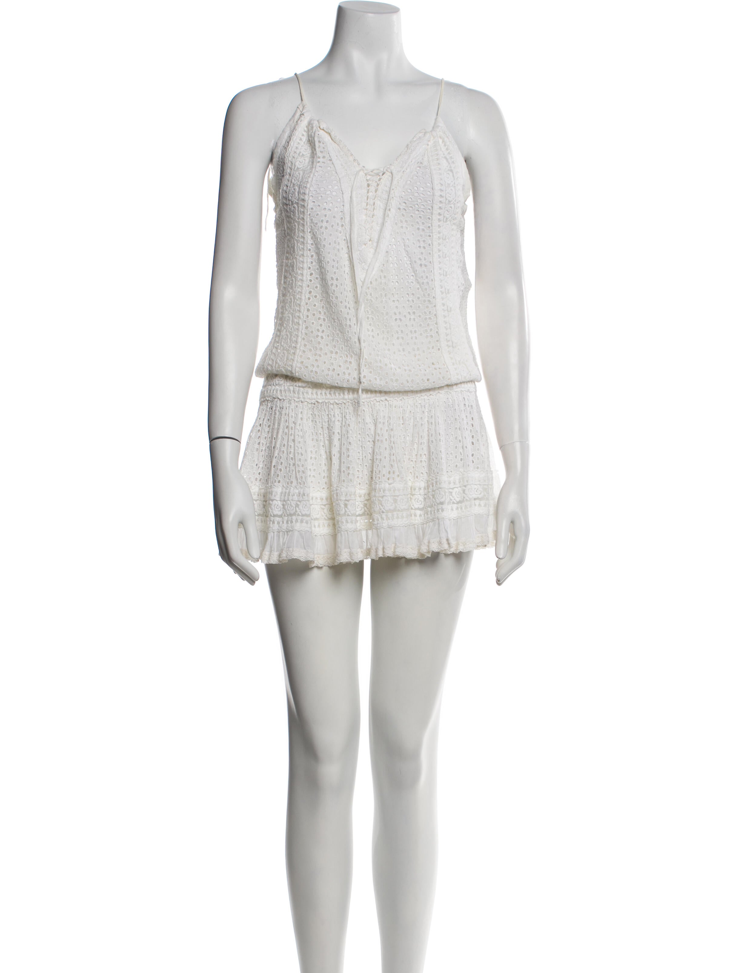 Sunday Saint-Tropez V-Neck Mini Dress