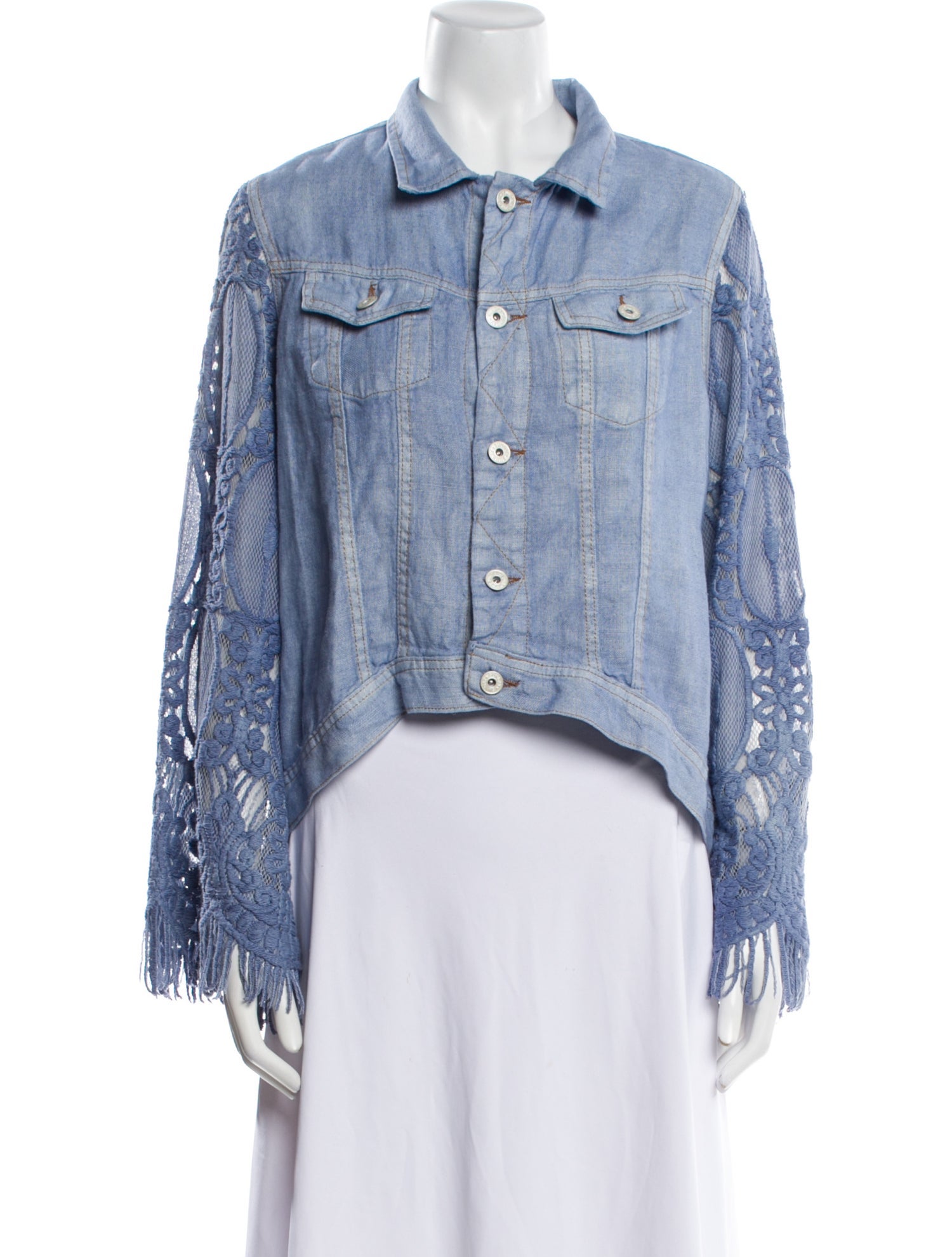 Sunday Saint-Tropez Linen Denim Jacket