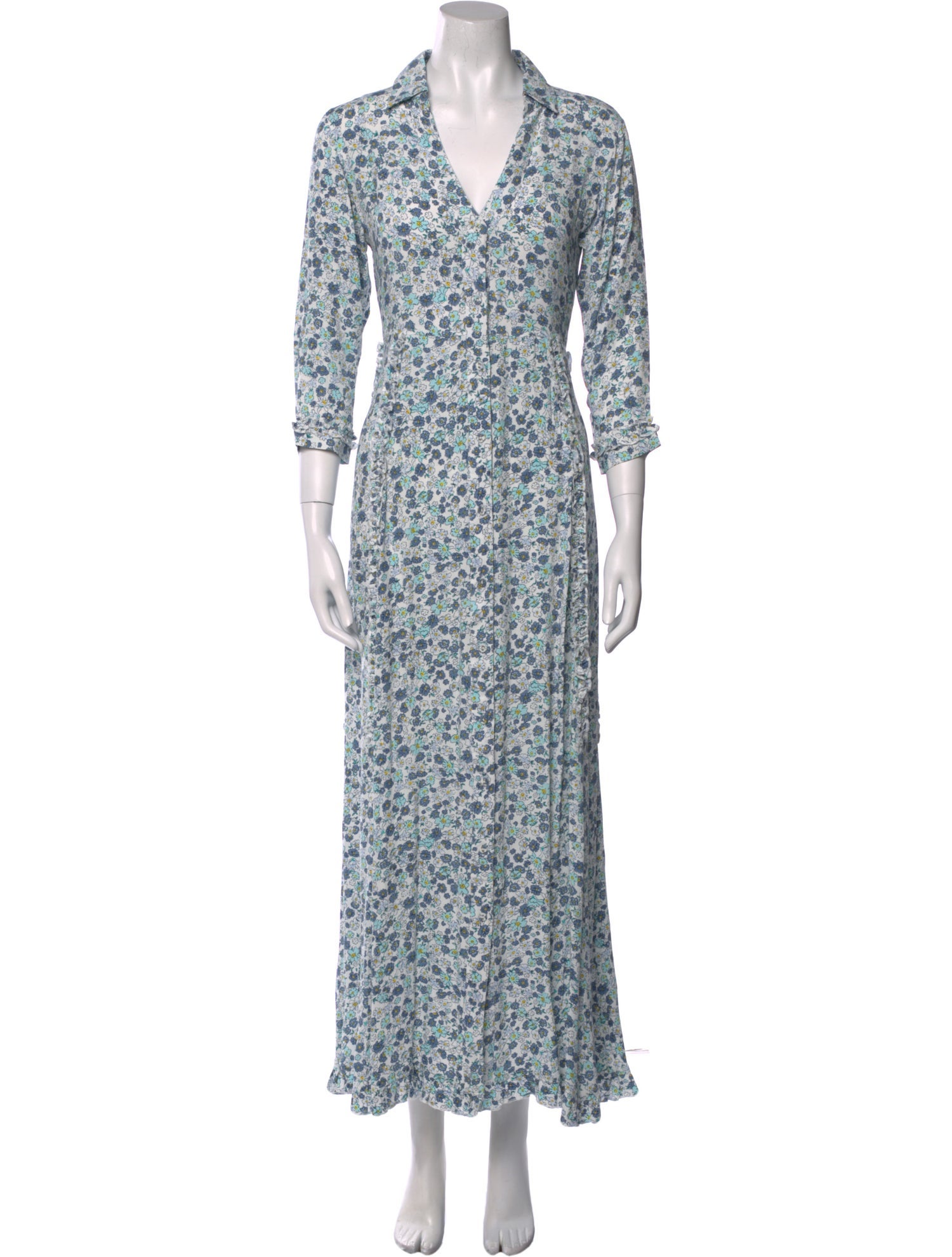 Sunday Saint-Tropez Floral Print Long Dress