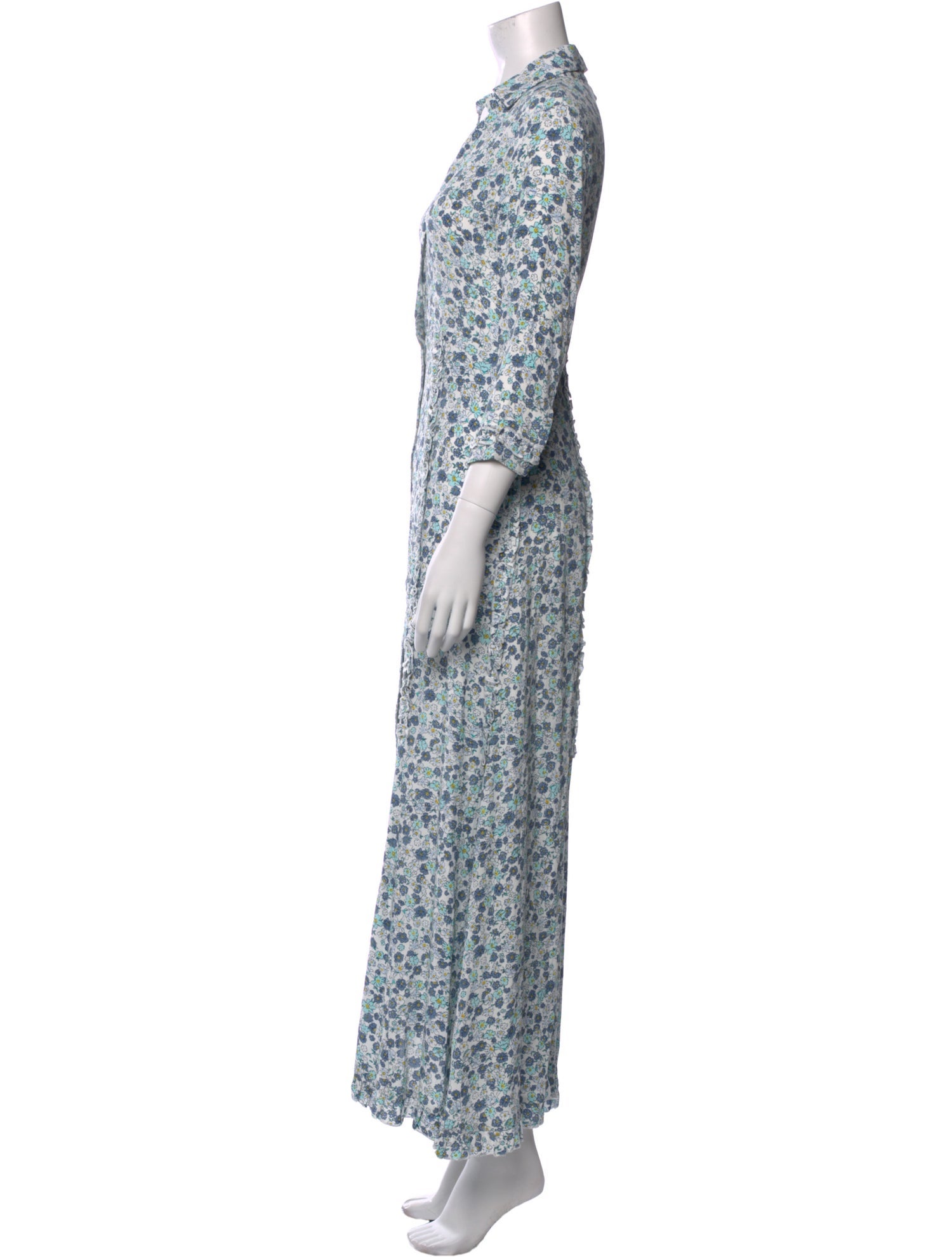 Sunday Saint-Tropez Floral Print Long Dress