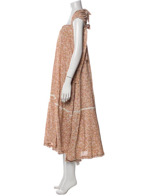 Sunday Saint-Tropez Floral Print Midi Length Dress