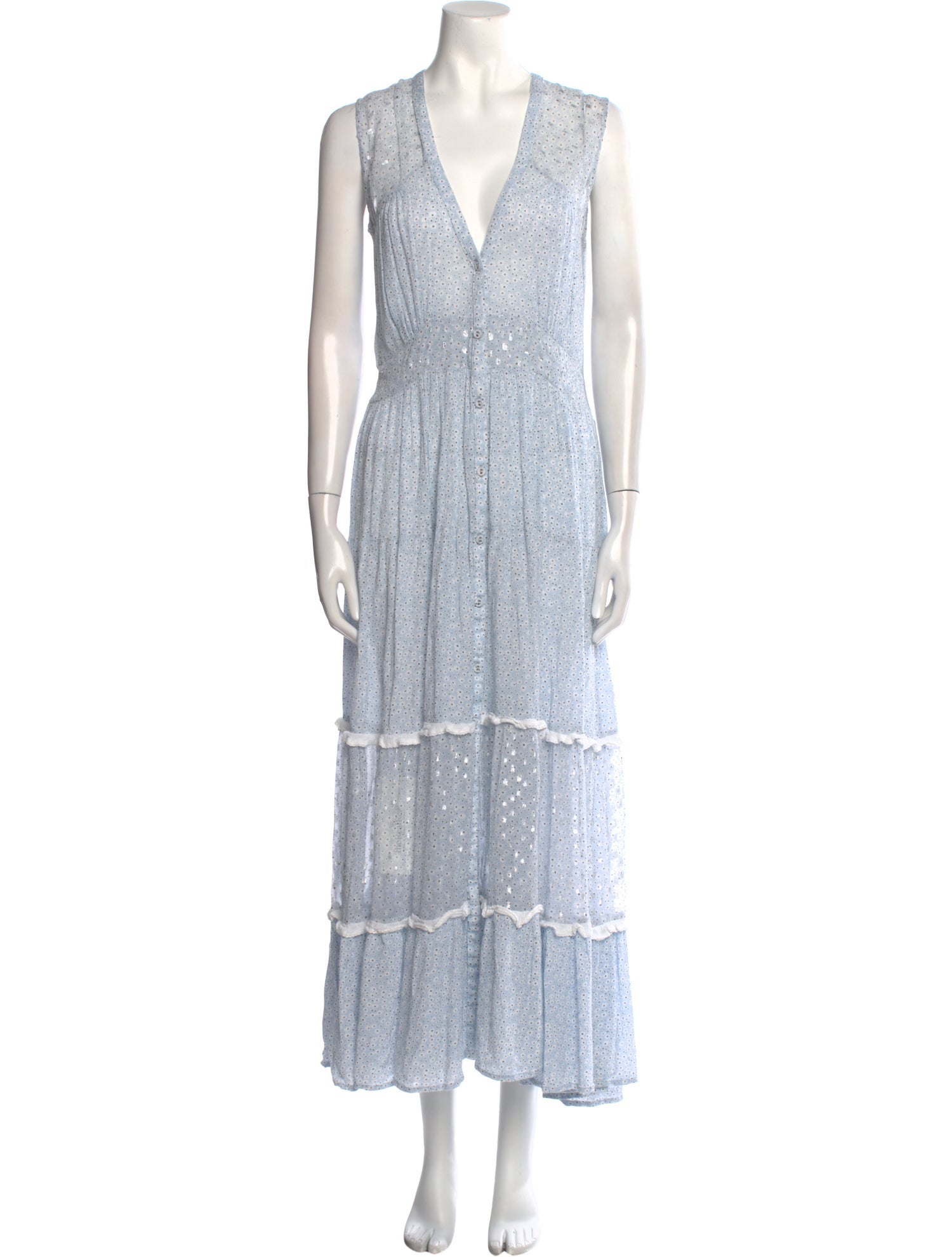 Sunday Saint-Tropez Floral Print Long Dress