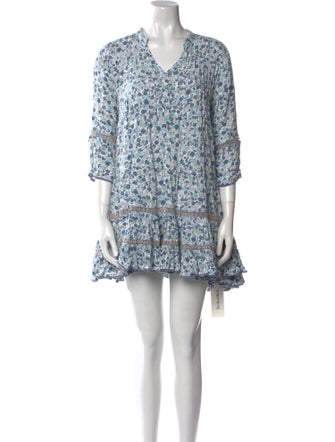 Sunday Saint-Tropez Floral Print Mini Dress