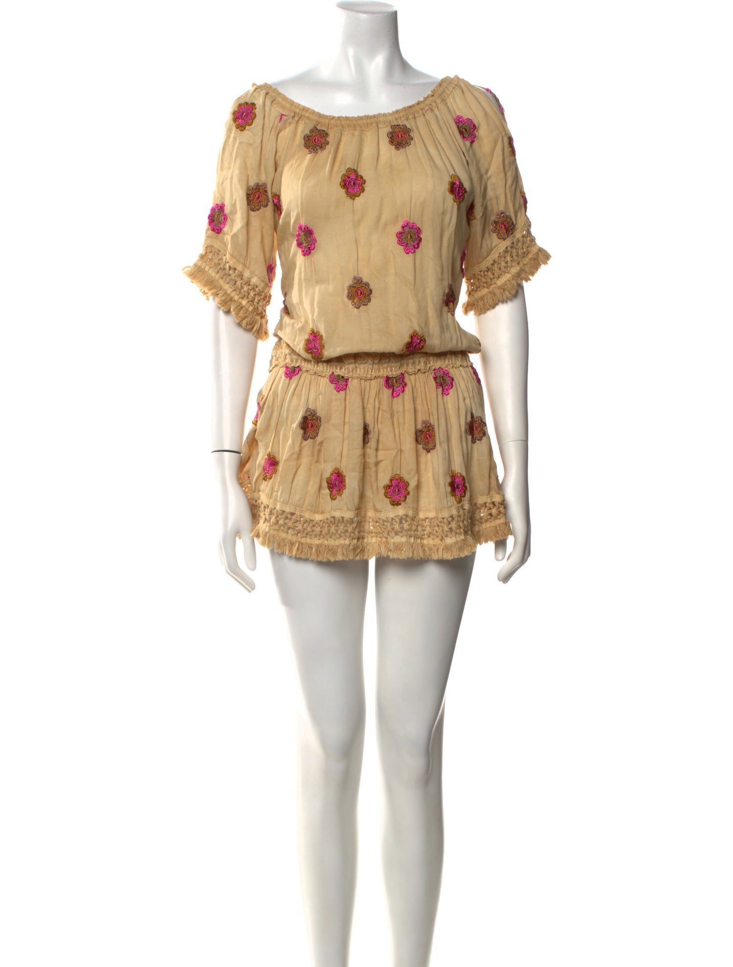 Sunday Saint-Tropez Floral Print Mini Dress