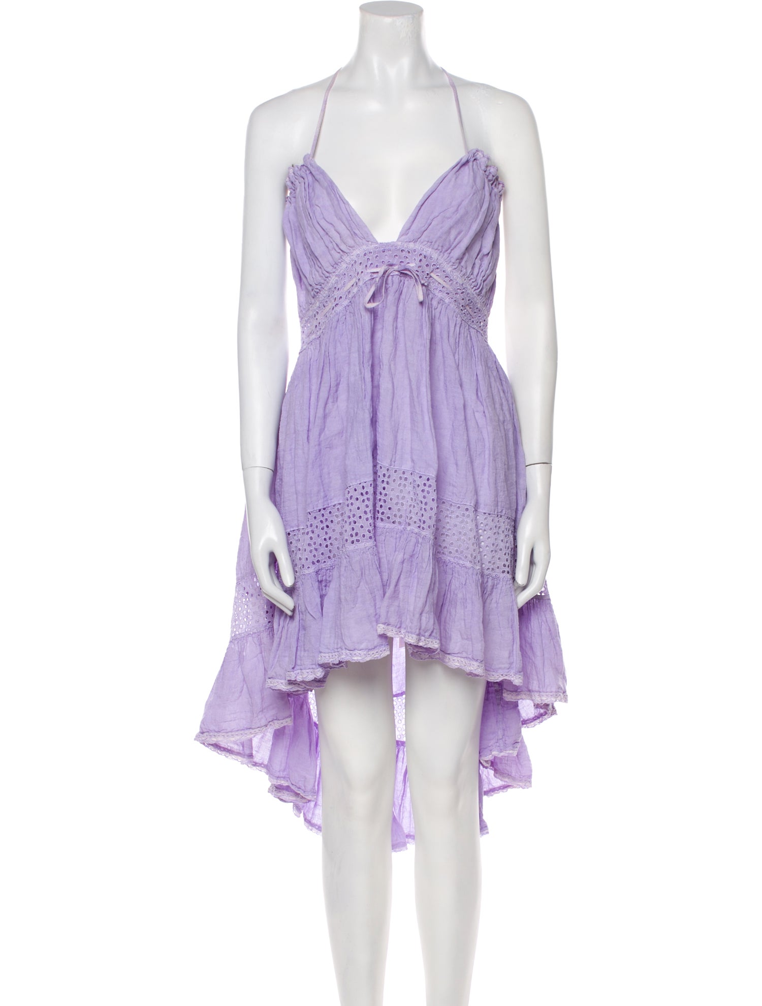 Sunday Saint-Tropez Linen Mini Dress w/ Tags