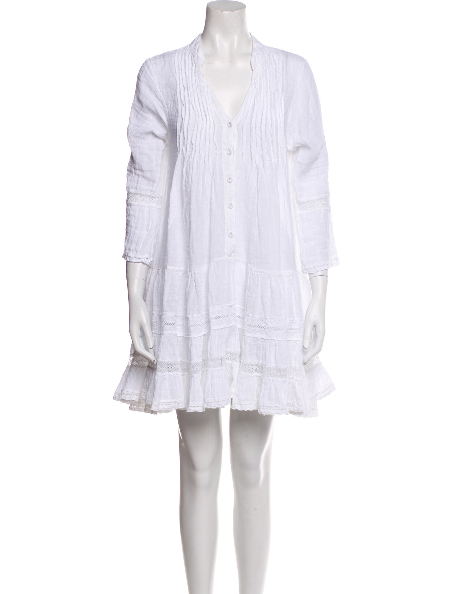 Sunday Saint-Tropez Linen Mini Dress