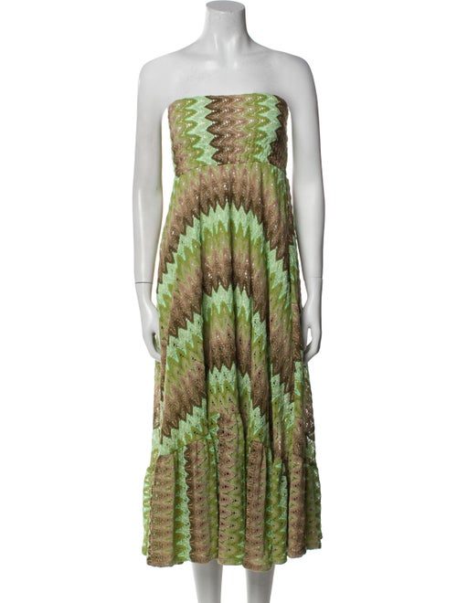 Sunday Saint-Tropez Printed Knee-Length Dress