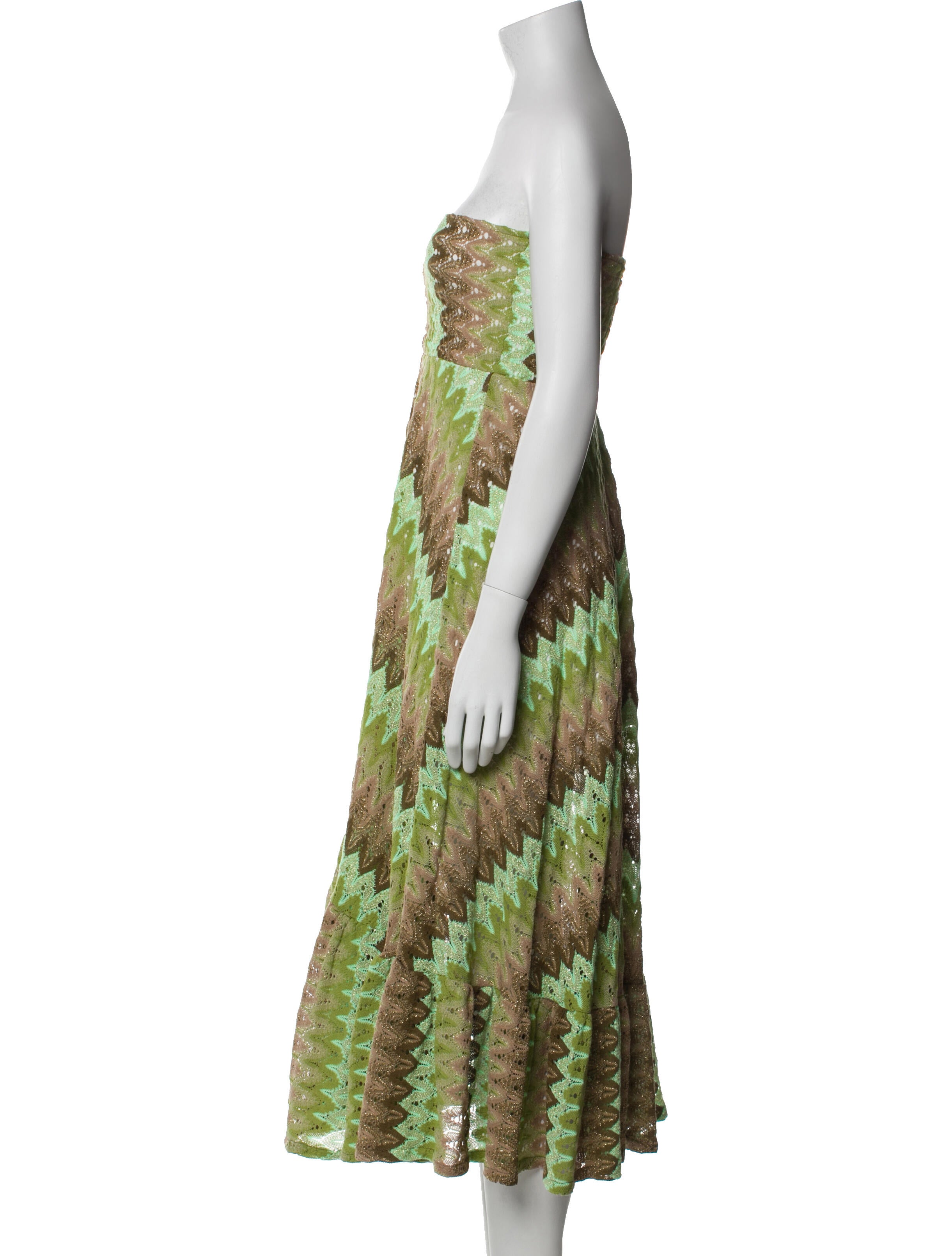 Sunday Saint-Tropez Printed Knee-Length Dress