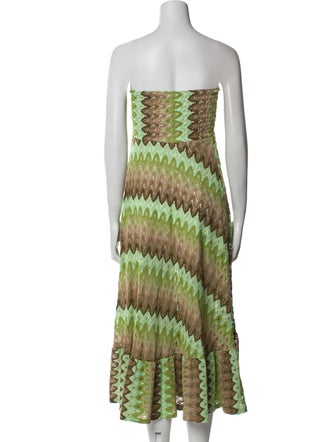 Sunday Saint-Tropez Printed Knee-Length Dress